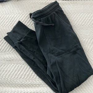Charcoal joggers with pockets
